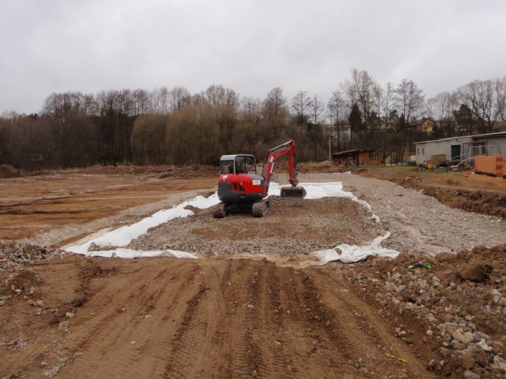 foto z výstavby